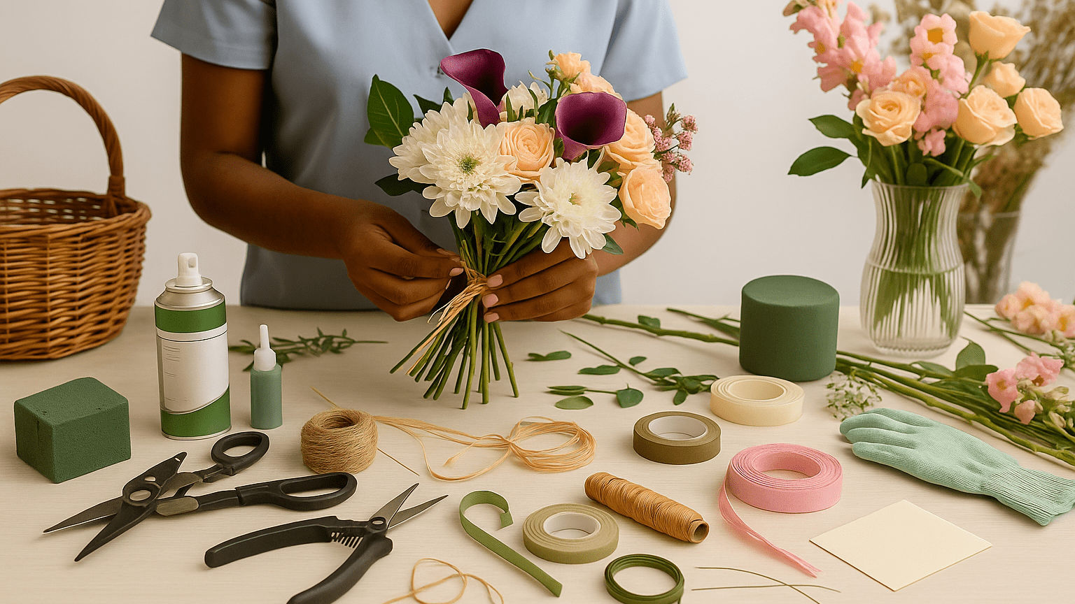 Arte floral en casa